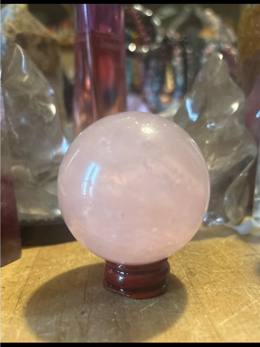 Rose Quartz Sphere UHQ